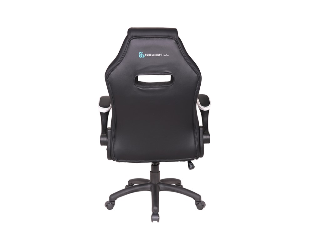 Silla gaming - Newskill Nayuki, Reposabrazos 2D, 150 kg, PU y Tela, Blanco