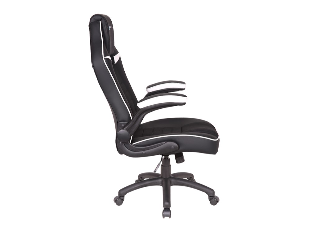 Silla gaming - Newskill Nayuki, Reposabrazos 2D, 150 kg, PU y Tela, Blanco