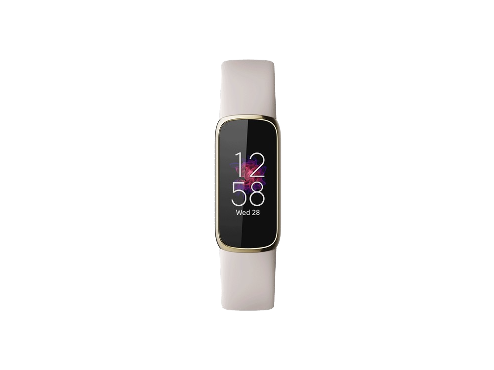 Pulsera de actividad - Fitbit Luxe (Ed. Especial), 20 modos de deporte, Resistente al agua, 15 días, Soft Gold