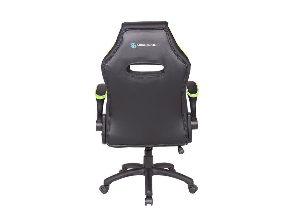 Silla gaming - Newskill Nayuki, Reposabrazos 2D, 150 kg, PU y Tela, Verde
