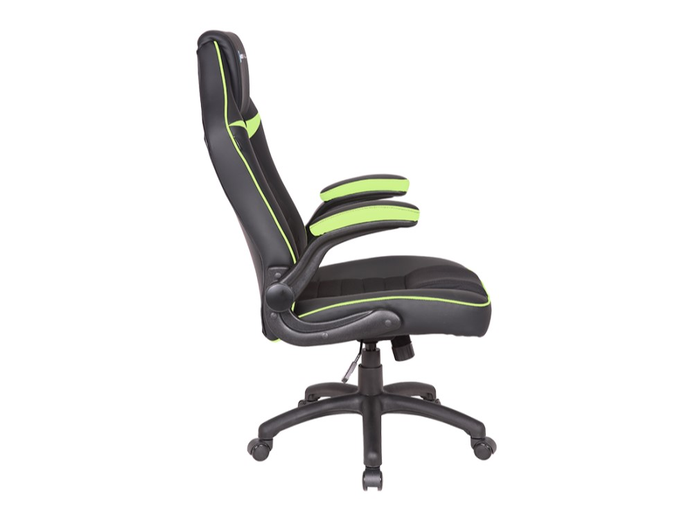 Silla gaming - Newskill Nayuki, Reposabrazos 2D, 150 kg, PU y Tela, Verde