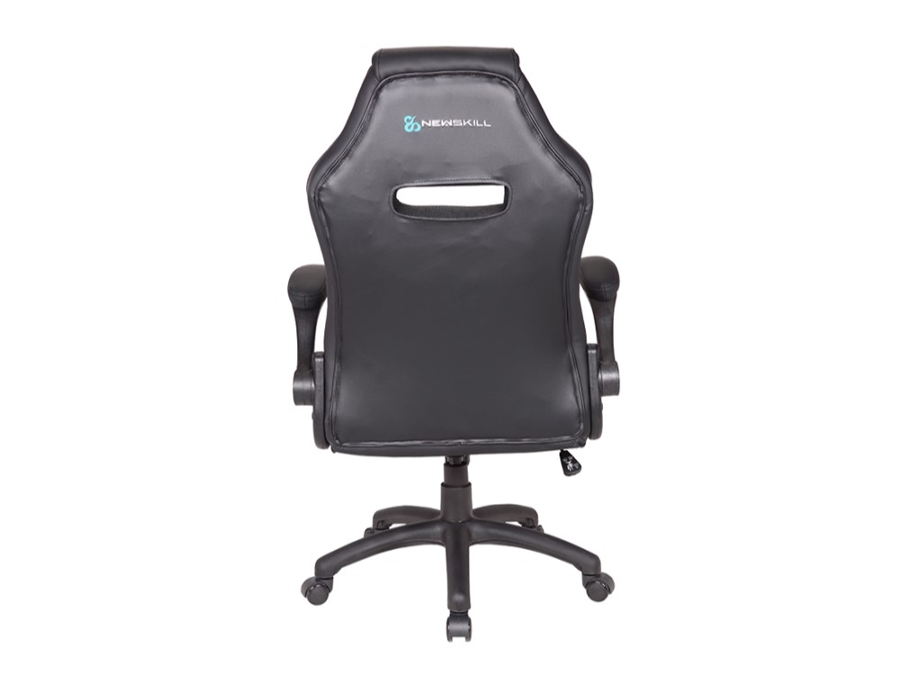 Silla gaming - Newskill Nayuki, Reposabrazos 2D, 150 kg, PU y Tela, Negro