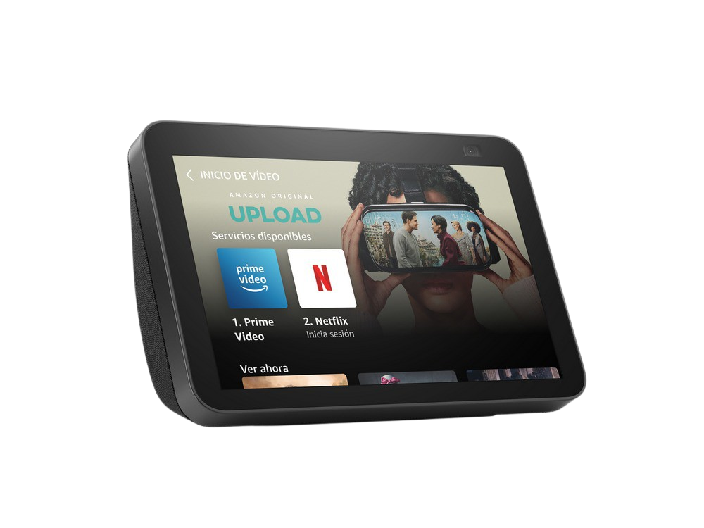 Pantalla inteligente con Alexa - Amazon Echo Show 8 (2ª gen, mod. 2021), HD 8”, 13 MP, Negro