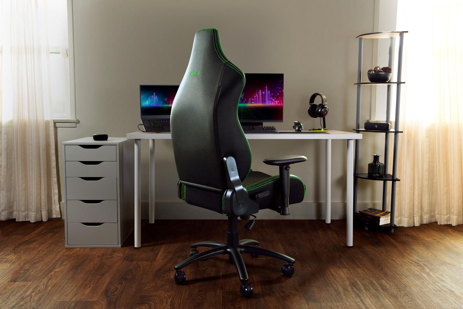 RAZER Iskur X Gaming Stuhl, Schwarz/Grün