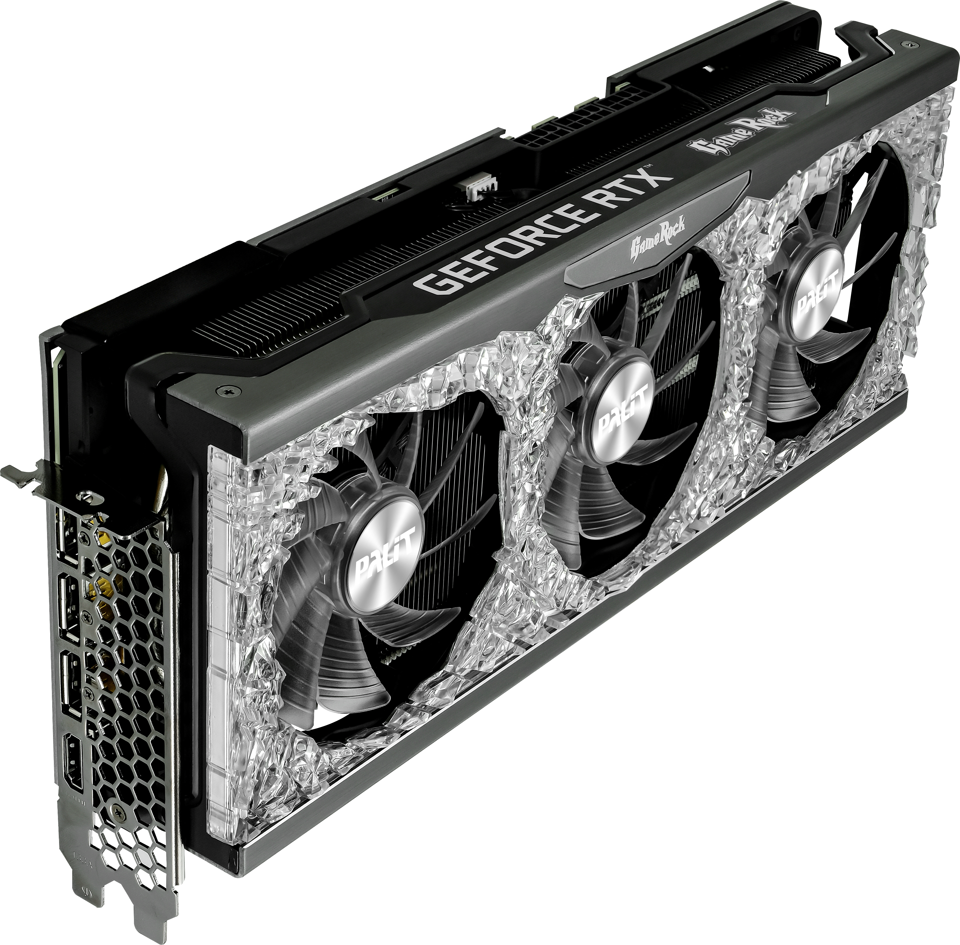 PALIT GeForce RTX™ 3080 Ti GameRock 12GB LHR (NED308T019KB-1020G) (NVIDIA, Grafikkarte)