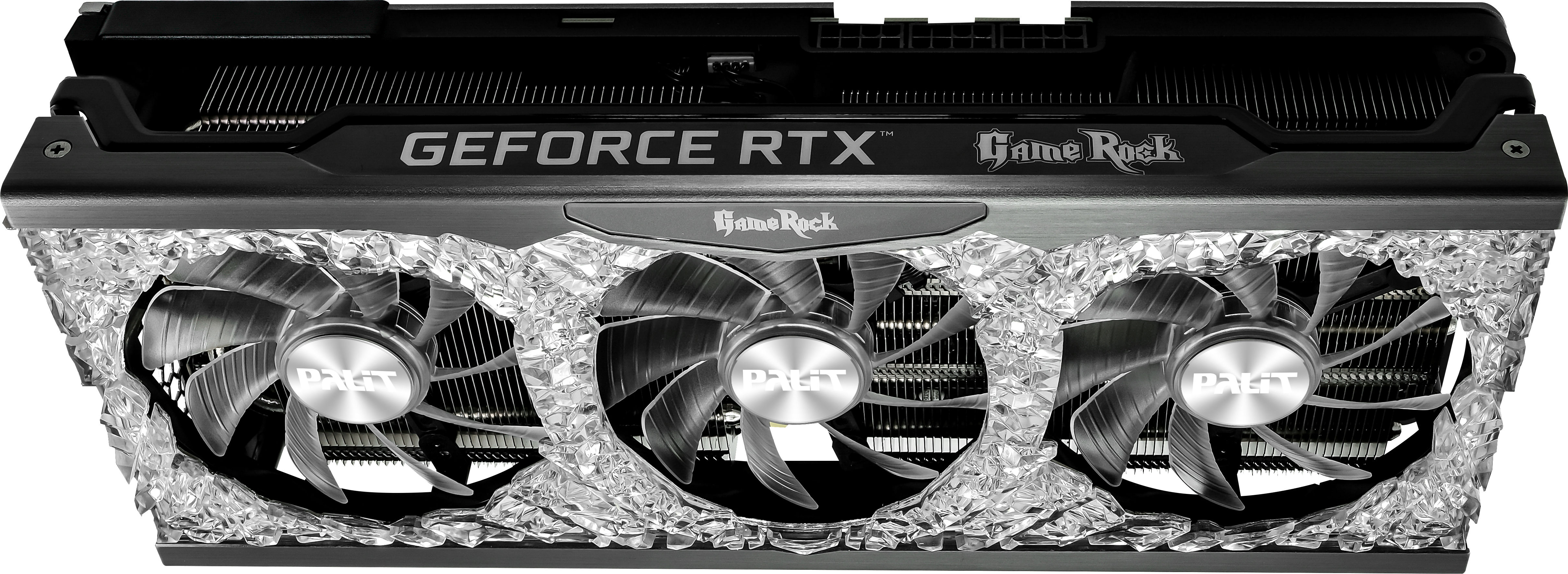 PALIT GeForce Grafikkarte) 3080 OC (NVIDIA, RTX™ LHR GameRock Ti (NED308TT19KB-1020G) 12GB