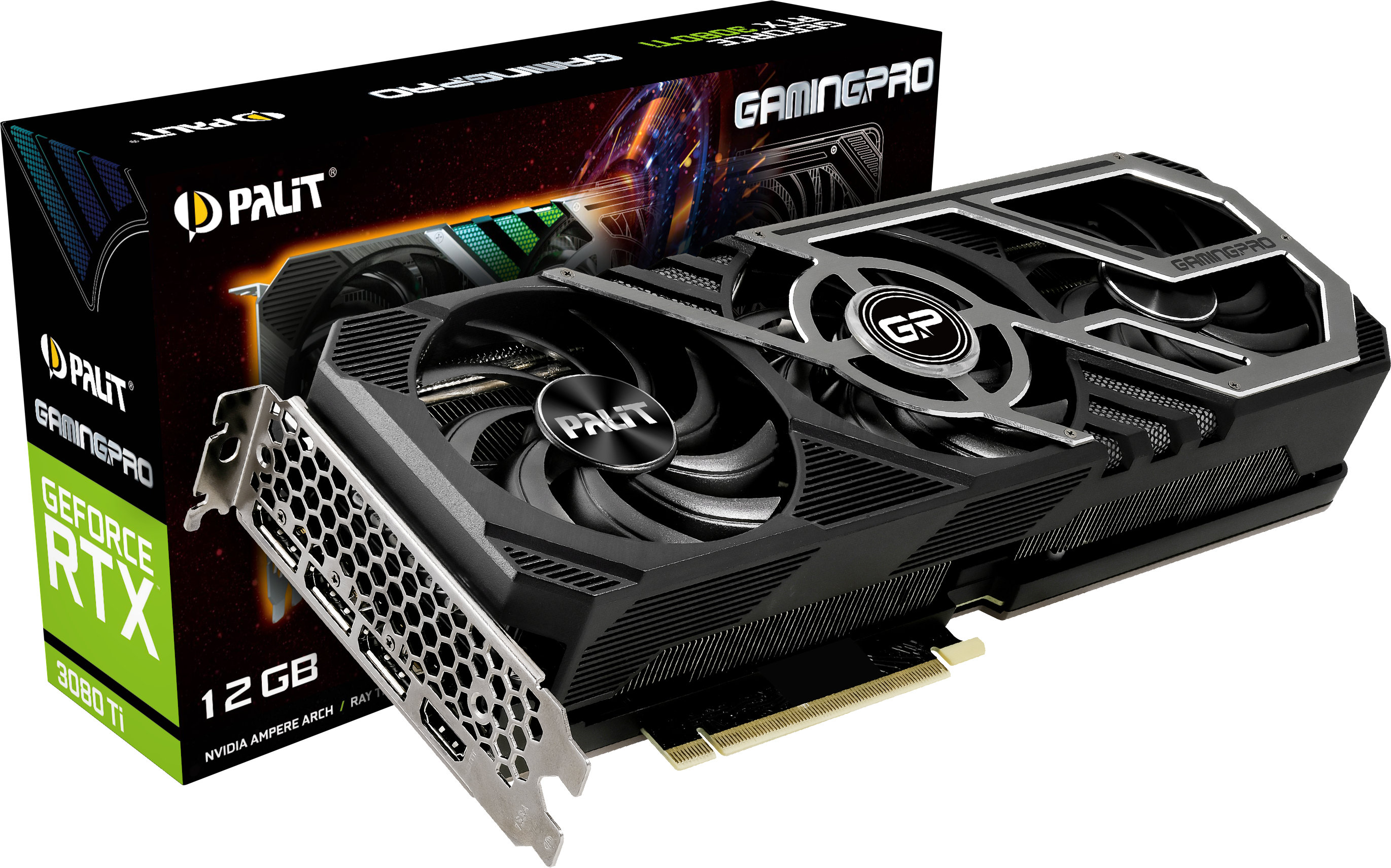 PALIT GeForce RTX™ 3080 Ti GamingPro 12GB LHR (NED308T019KB-132AA) (NVIDIA, Grafikkarte)
