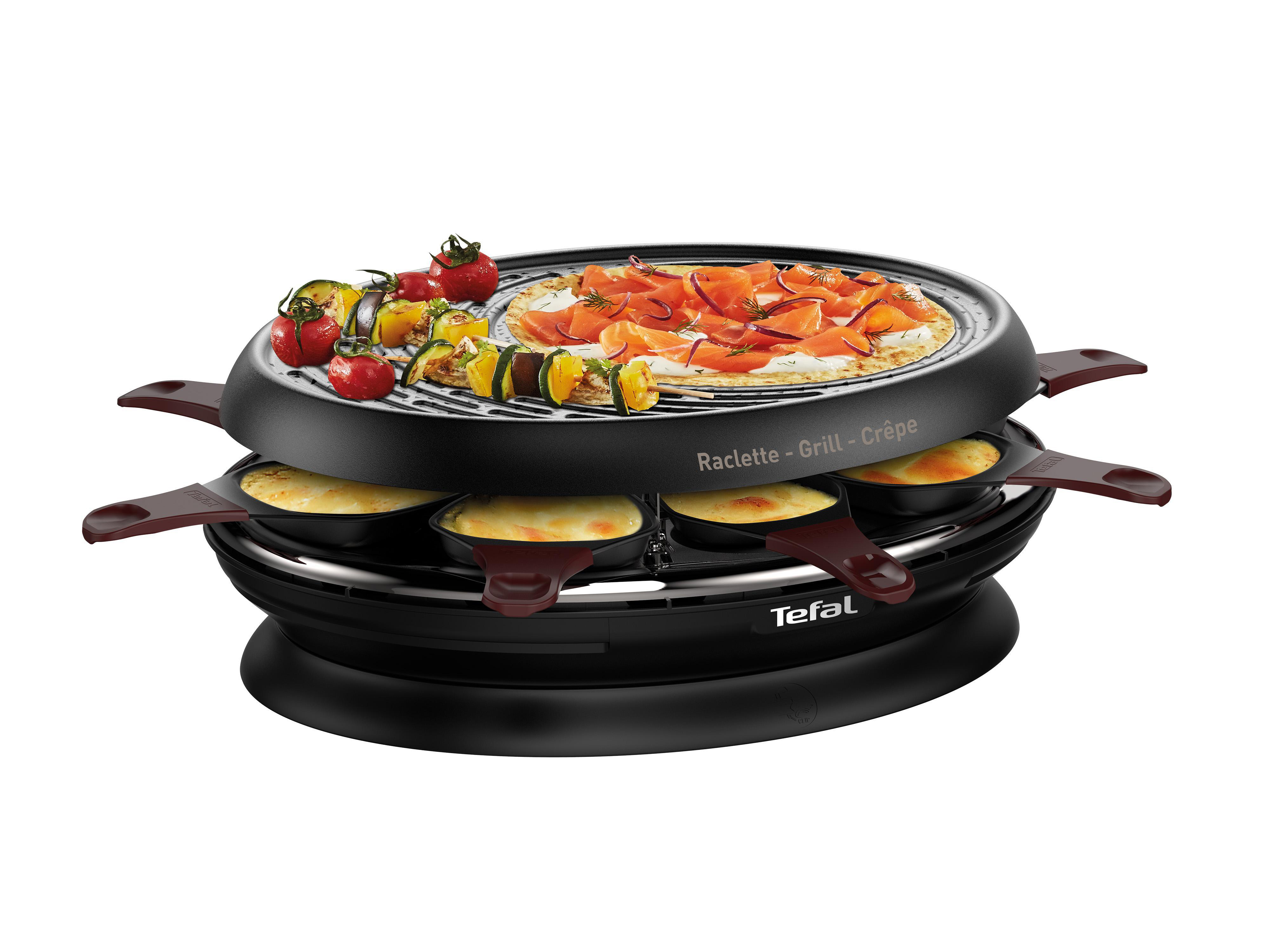 TEFAL RE3200 Store'In 3in1 Raclette, Grill, Crêpemaker