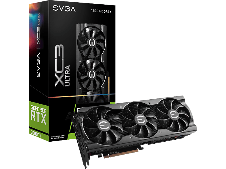 EVGA GeForce RTX™ 3080 Ti XC3 ULTRA 12GB LHR (12G-P5-3955-KR) (NVIDIA ...