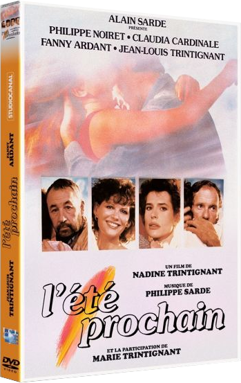 DVD-hoes. Twee verliefde figuren, een vrouw met een man in een omhelzing. Tekst in het Frans.