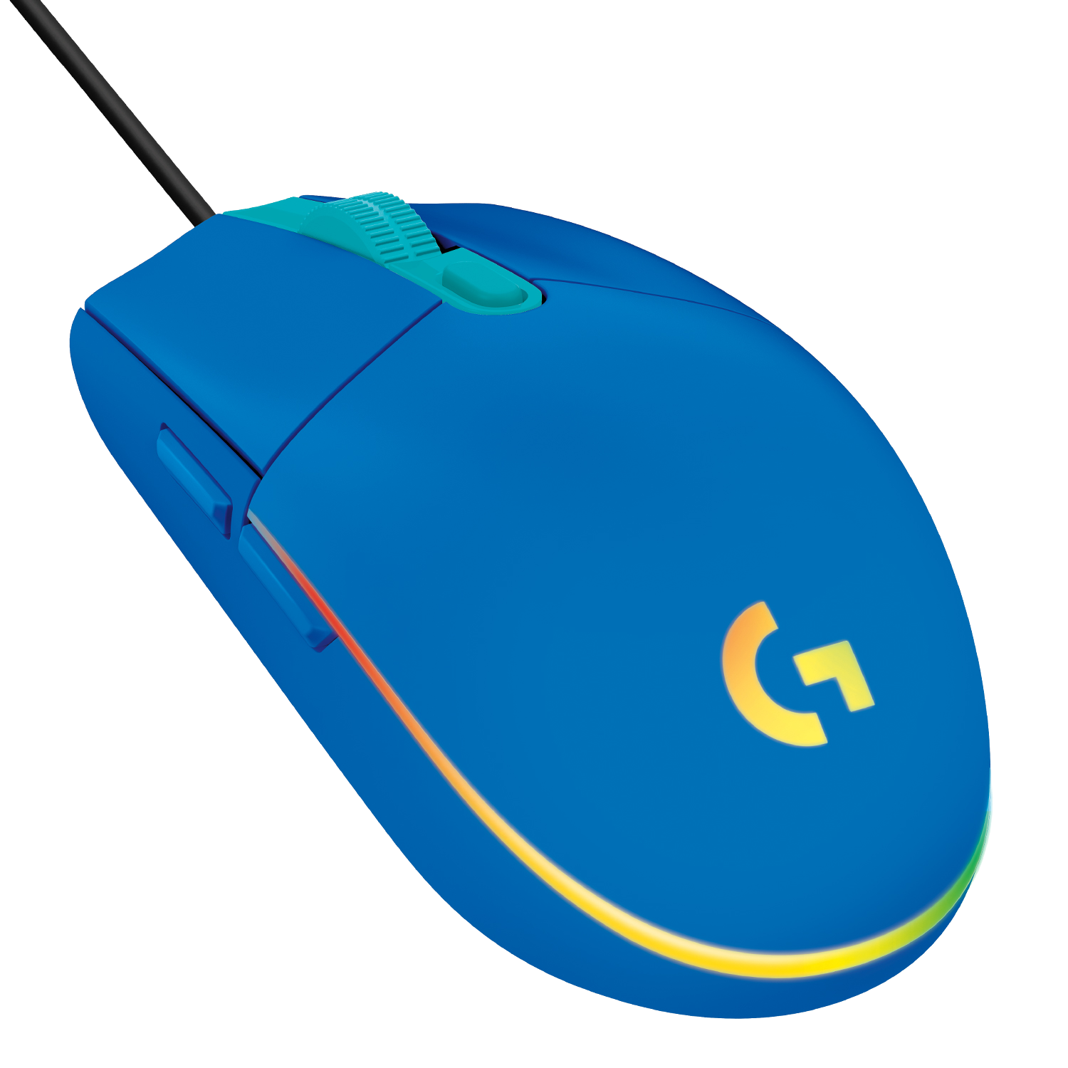 G G203 Lightsync RGB Aydınlatmalı 8000 DPI Kablolu Oyuncu Mouse - Mavi