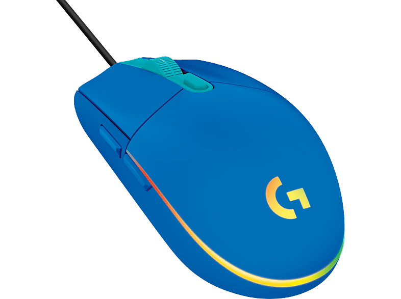 LOGITECH G G203 Lightsync RGB Aydınlatmalı 8000 DPI Kablolu Oyuncu Mouse - Mavi