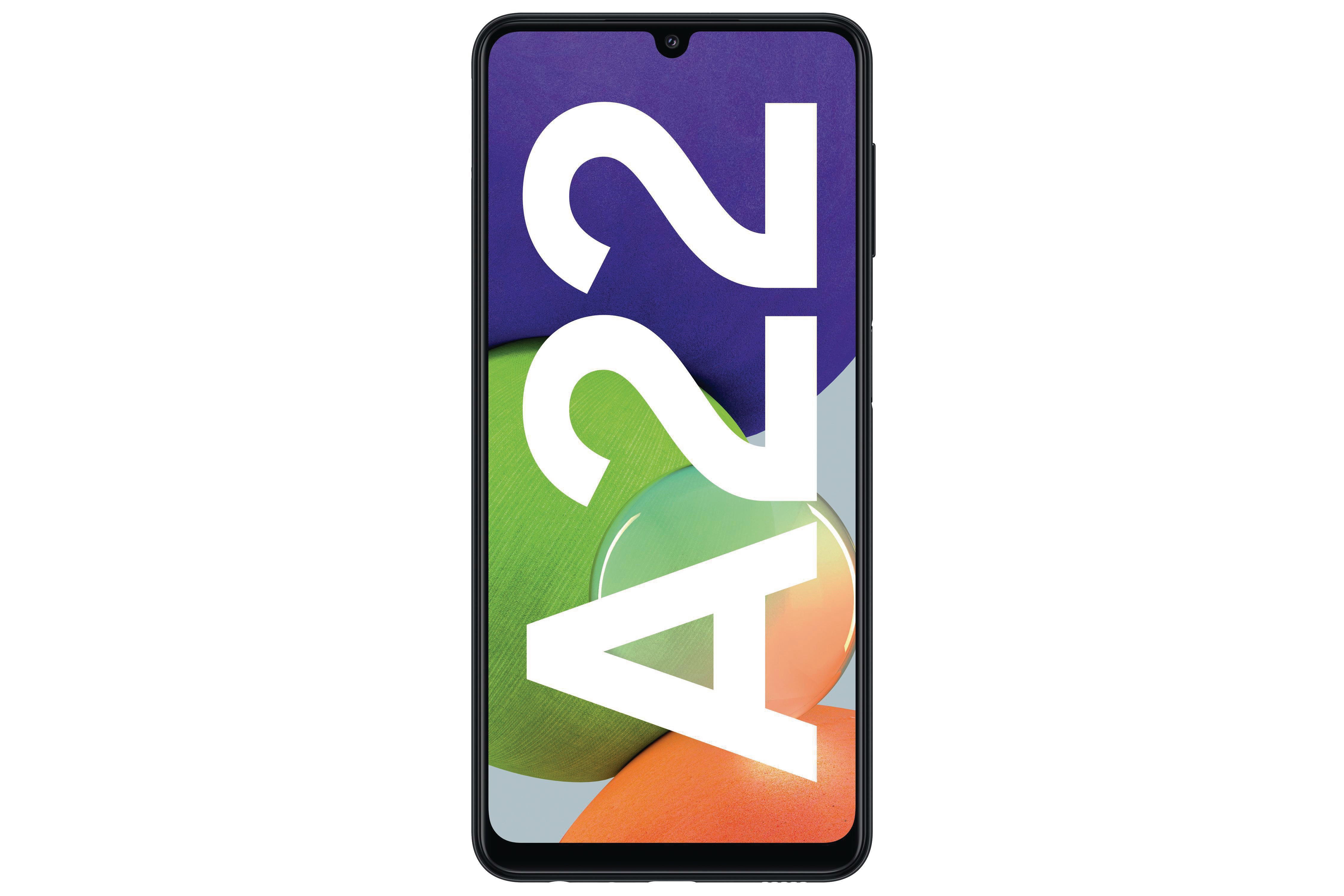 SIM 128 SAMSUNG A22 Black GB Galaxy Dual
