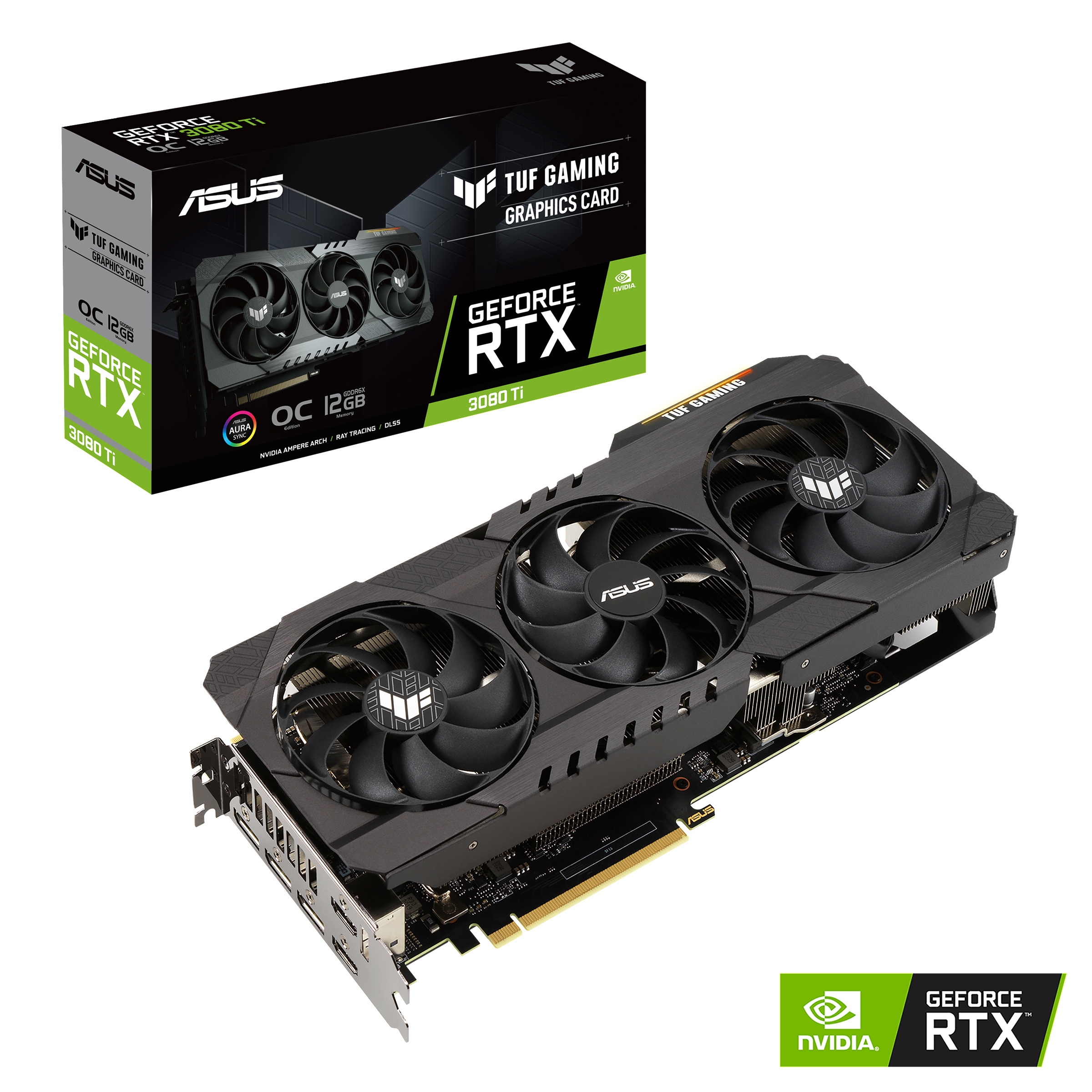 ASUS GeForce RTX™ 3080 Ti TUF Gaming  OC 12GB  LHR (90YV0GU1-M0NM00) (NVIDIA, Grafikkarte)