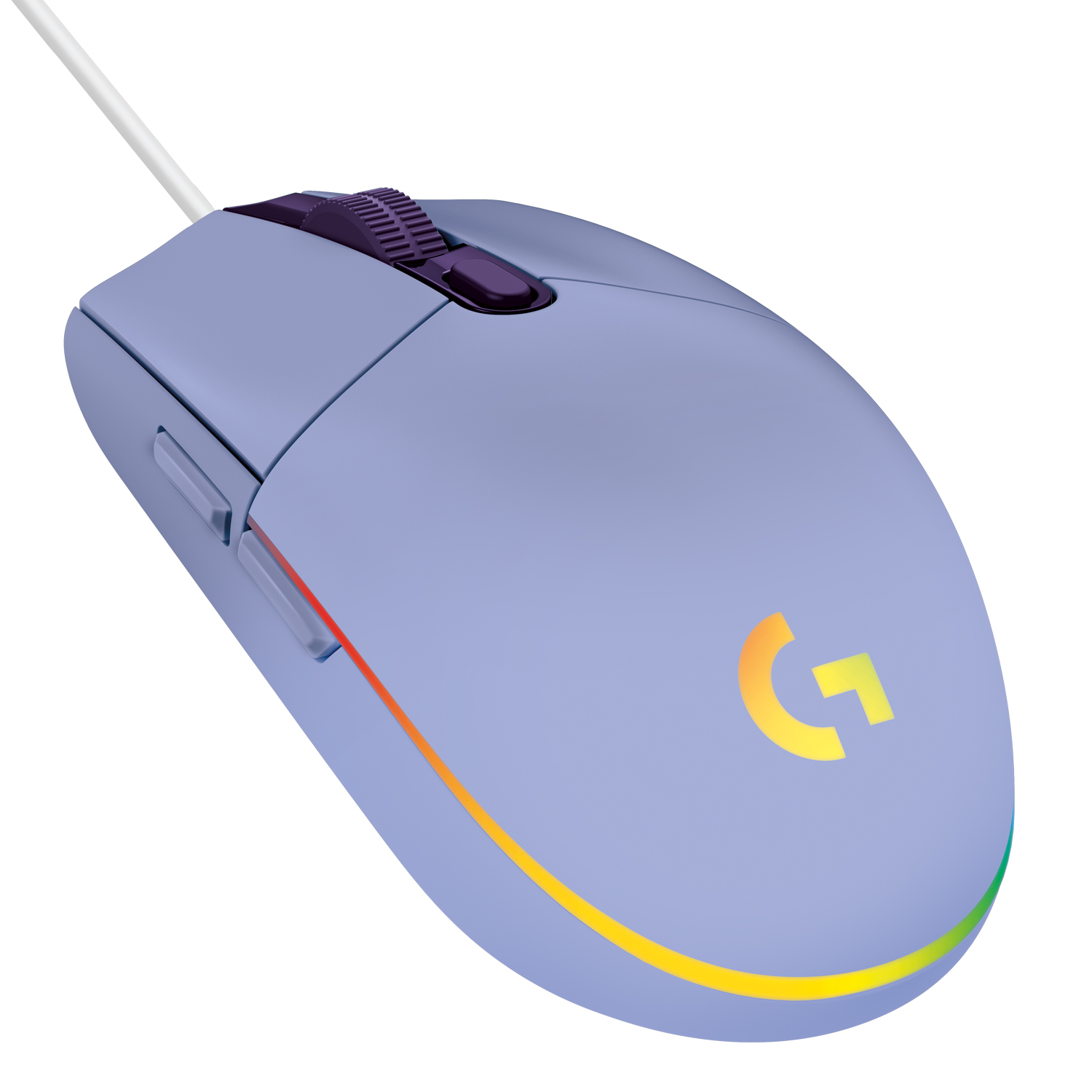 G G203 LIGHTSYNC RGB Aydınlatmalı 8000 DPI Kablolu Oyuncu Mouse - Lila