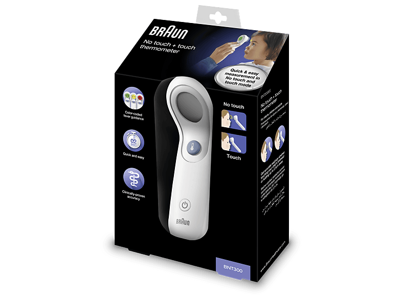 Braun Fieberthermometer No Touch + Touch BNT300 — Foto 2 von 4