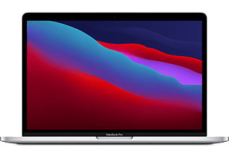 Apple MacBook Pro (2020), 13.3" Retina, Chip M1 de Apple, 8 GB, 256 GB SSD, MacOS, Cámara FaceTime HD a 720p, Plata