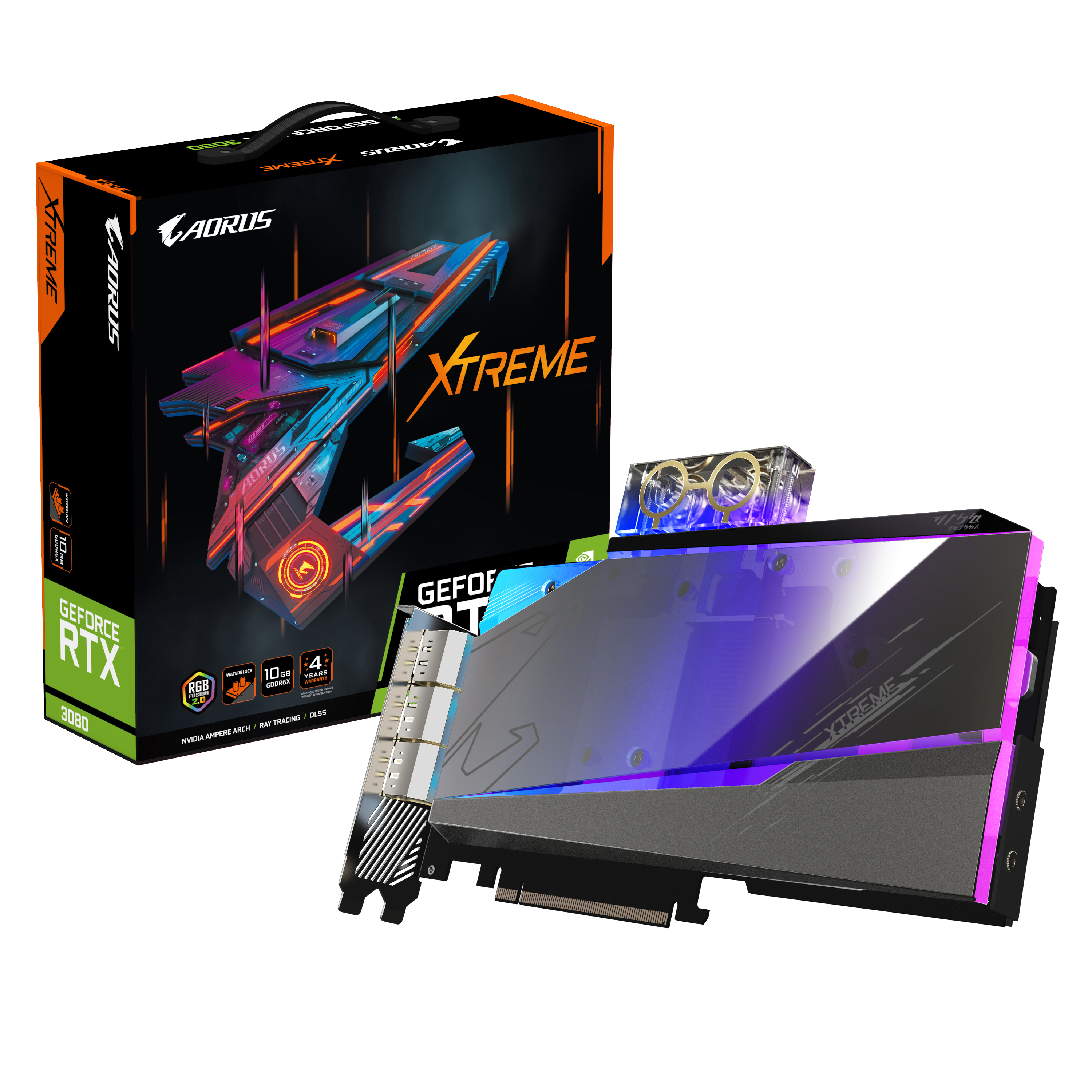 GIGABYTE GeForce RTX™ 3080 AORUS Xtreme Waterforce 10GB (GV-N3080AORUSX W-10GD) (NVIDIA, Grafikkarte)