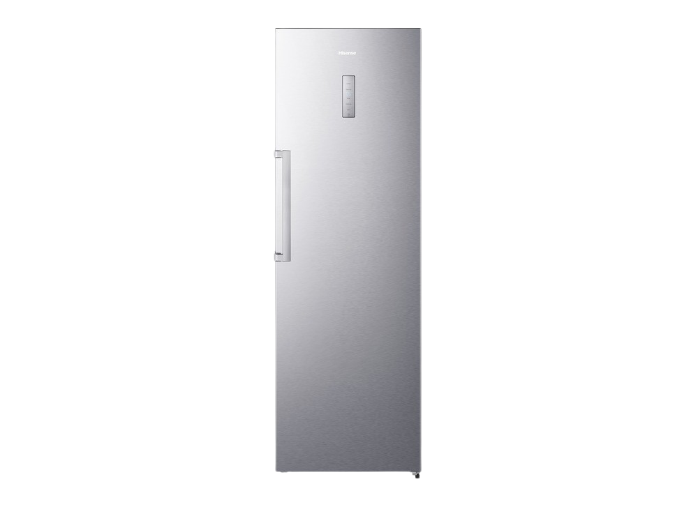 Frigorífico una puerta - Hisense RL481N4BIE, 370 l, Cíclico, 185.5 cm, Luz interior, Puerta reversible, Gris