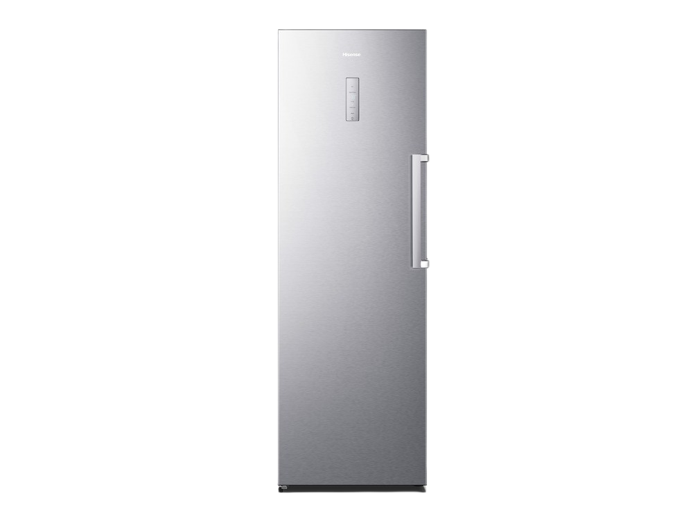 Congelador vertical - Hisense FV354N4BIE, 260 l, 5 cajones, 185.5 cm, Refrigerante R600a, 41 dB, Gris