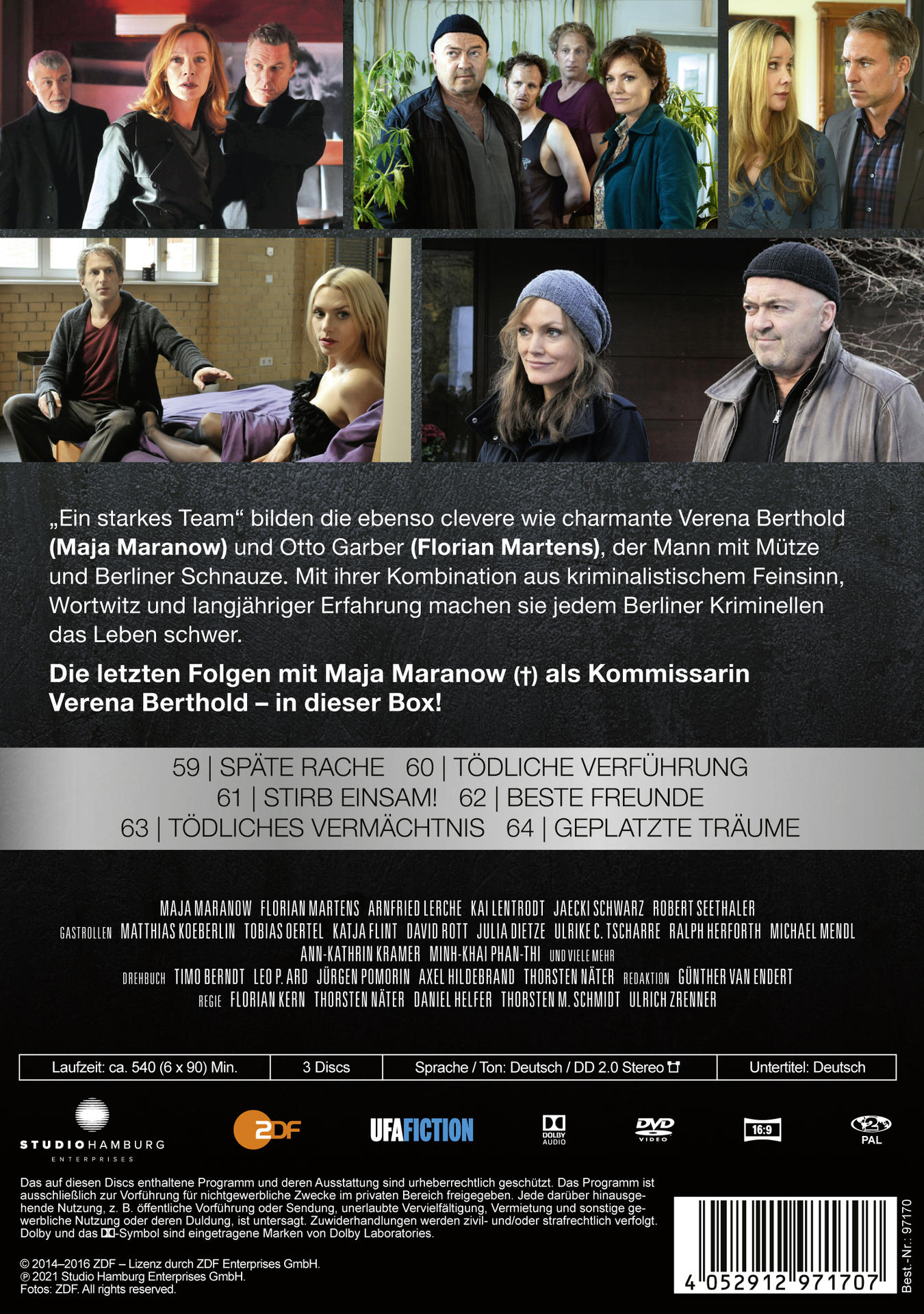DVD-Cover mit einer Gruppe von Leuten, mit Text.