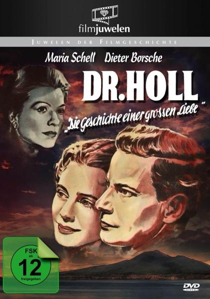 DVD-Cover: Dr. Holl. Vintage-Filmposter mit einem Paar und zwei weiteren Gesichtern.