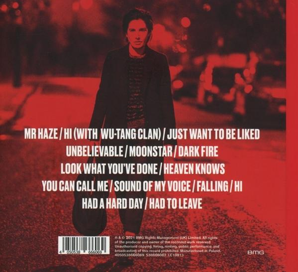 Pochette d'album avec titres de chansons et nom de l'artiste : Mr Haze/Hi.