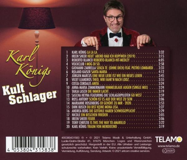 VARIOUS - Karl Königs Kult Schlager  - (CD)