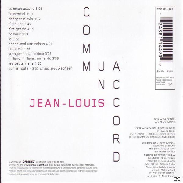 Jean-Louis Albert - Comme Un (CD) - Accord