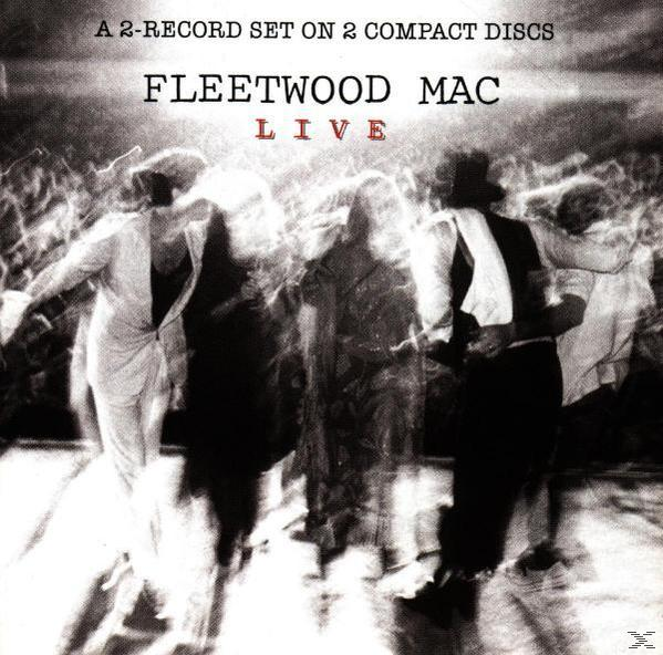 Album borító: Fleetwood Mac, élőben a színpadon, emberek sziluettjeivel.