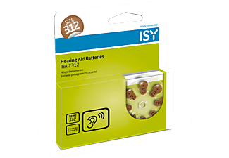 ISY IBA-2312 Type 312 Batterijen voor Hoortoestellen 16 Stuks