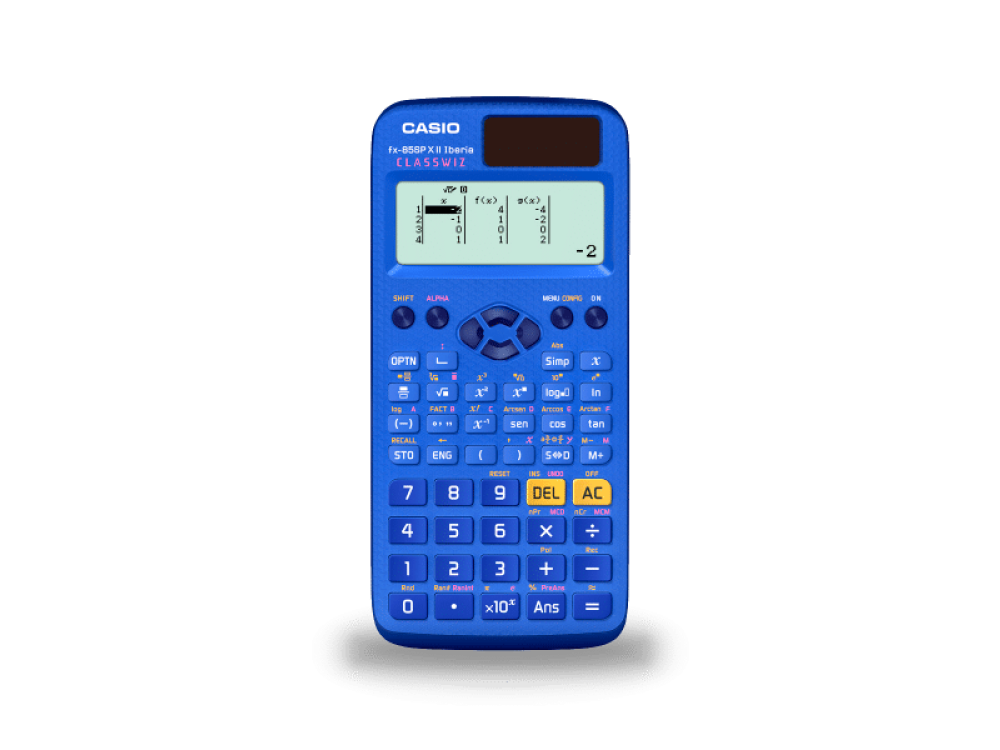 Casio Fx85spxii Calculadora recomendada para el curriculum español y 293 funciones solar color azul fx85spx lcd