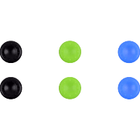 Grips - ISY IC-501, Para mandos PS4, 3 colores, 6 unidades, Multicolor