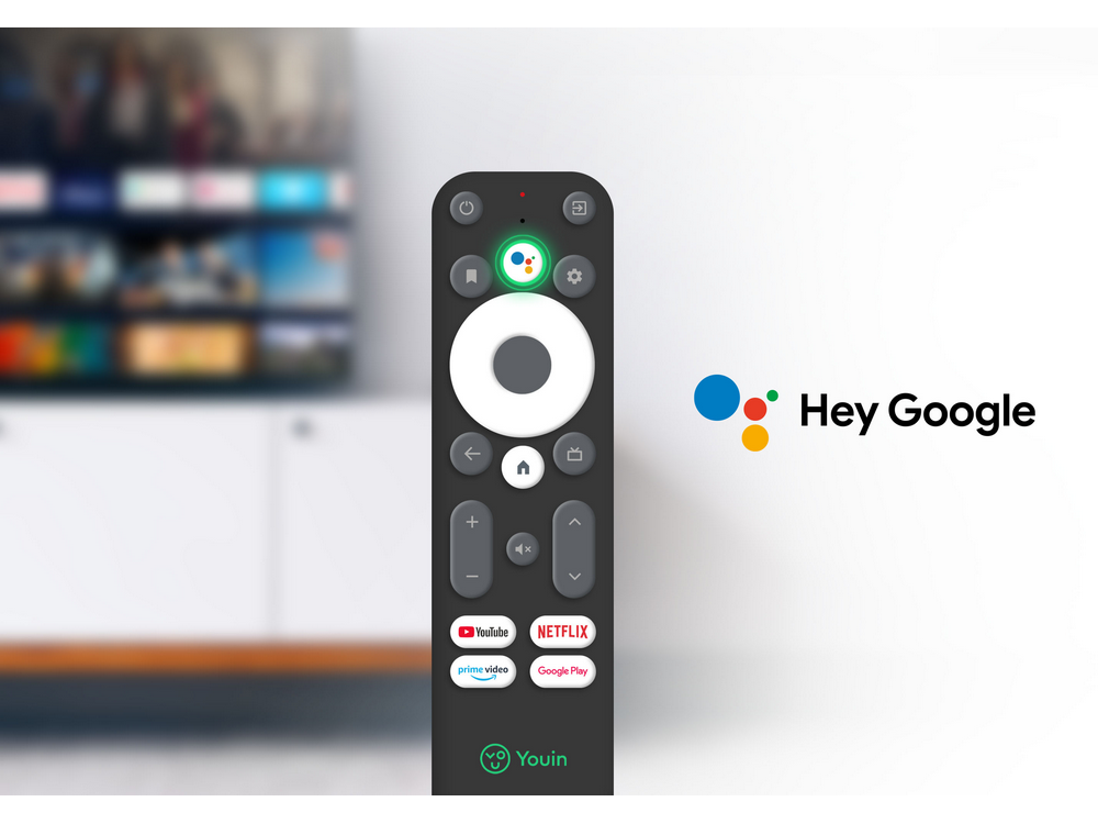 Control remoto de Google Assistant.