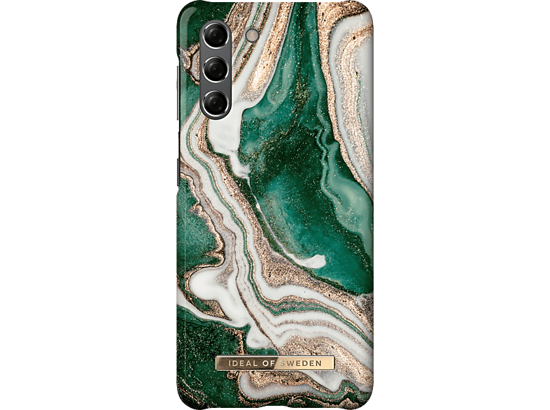 Ideal Of Sweden Samsung Galaxy S21 Fashion Case Golden Jade Marble