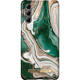 IDEAL OF SWEDEN Samsung Galaxy S21 Fashion Case Golden Jade Marble