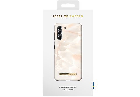 IDEAL OF SWEDEN Samsung Galaxy S21 Fashion Case Rose Pearl Marble