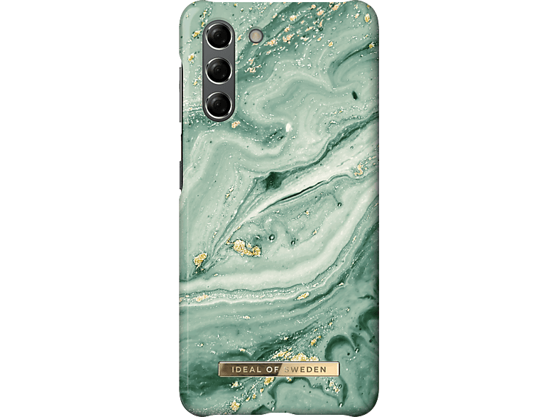 Ideal Of Sweden Samsung Galaxy S21 Fashion Case Mint Swirl Marble