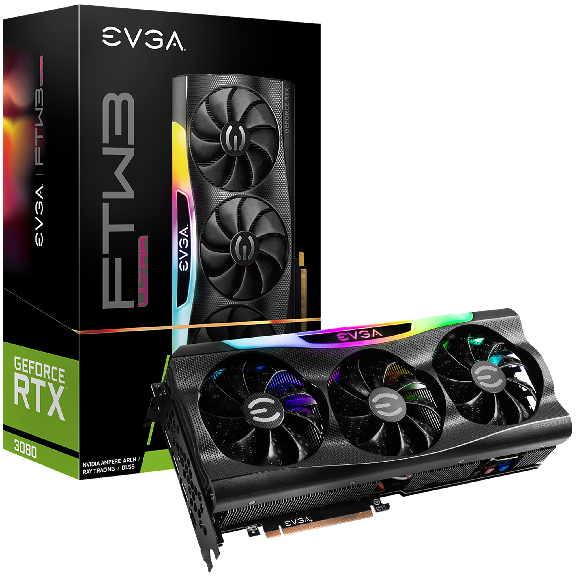 EVGA GeForce RTX™ 3080 FTW3 ULTRA GAMING 10GB (10G-P5-3897-KR) (NVIDIA, Grafikkarte)
