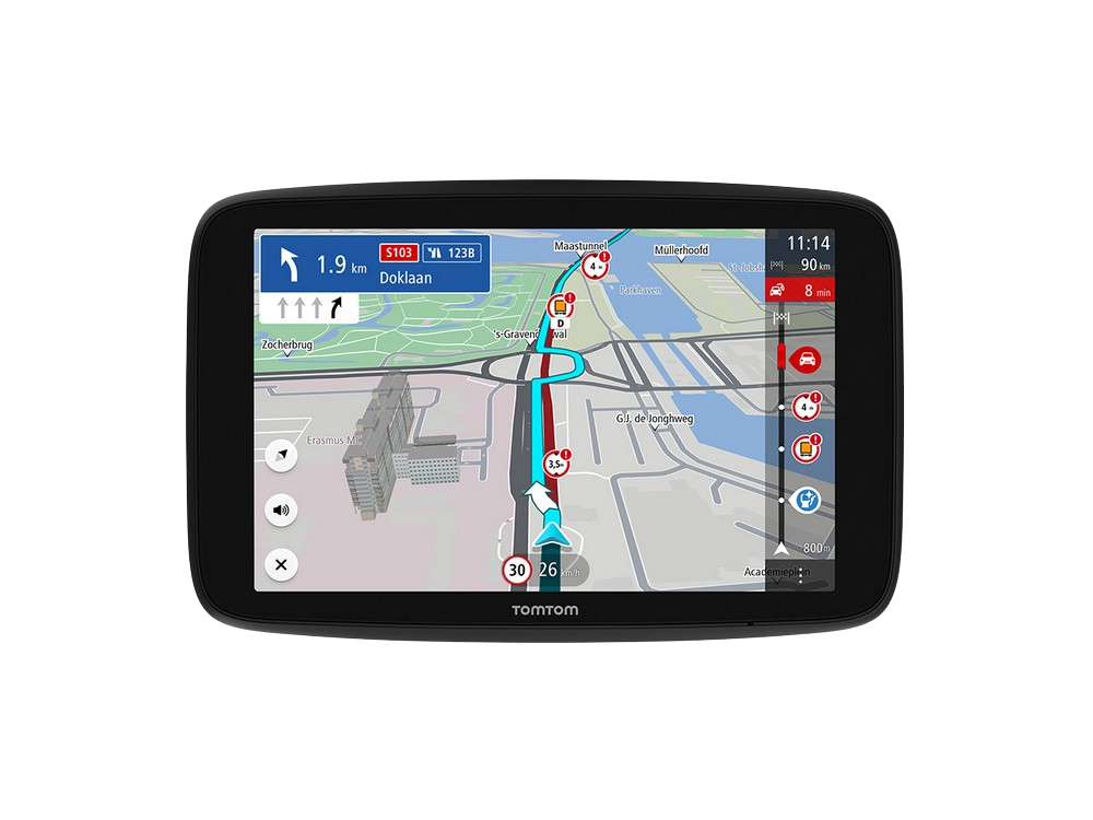 Gps Tomtom Go expert 6 hd mapa mundial wifi negro navegador pantalla de pulgadas con pois para grandes gracias a