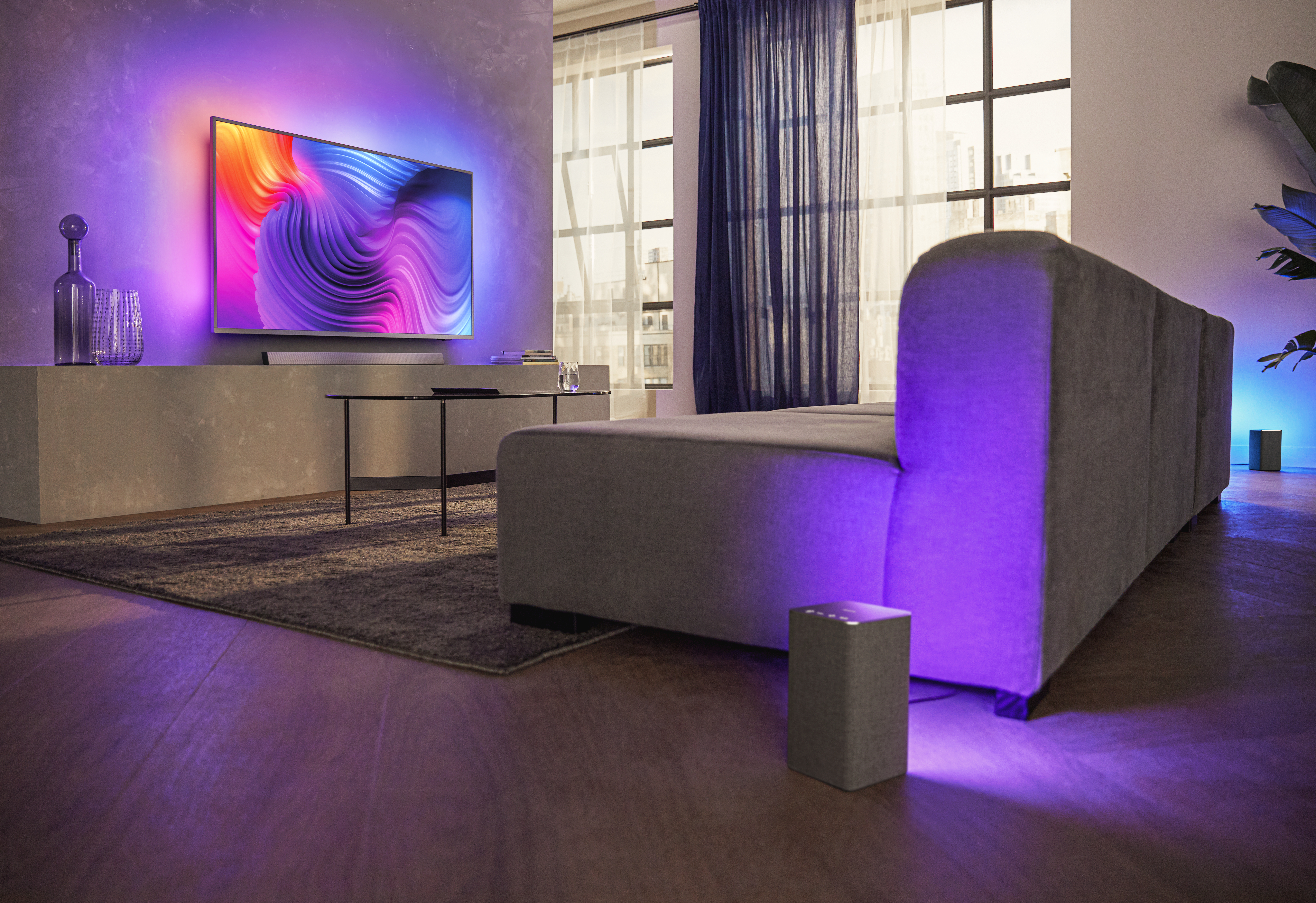 PHILIPS 58PUS8546/12 LED TV (Flat, 58 Zoll / 146 cm, UHD 4K, SMART TV, Ambilight, Android TV™ 10 (Q))