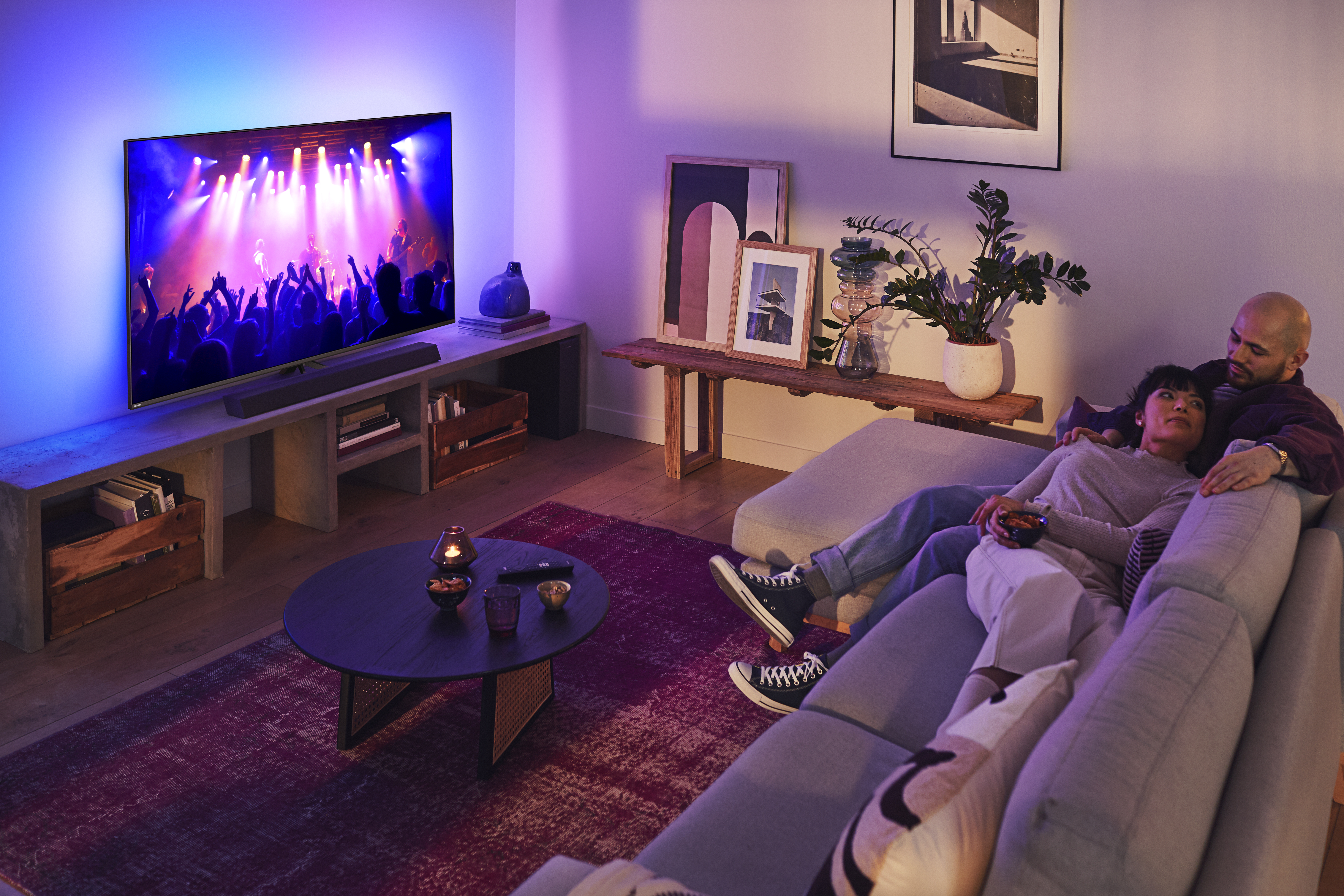 PHILIPS 65PUS8546/12 LED TV (Flat, 65 Zoll / 164 cm, UHD 4K, SMART TV, Ambilight, Android TV™ 10 (Q))