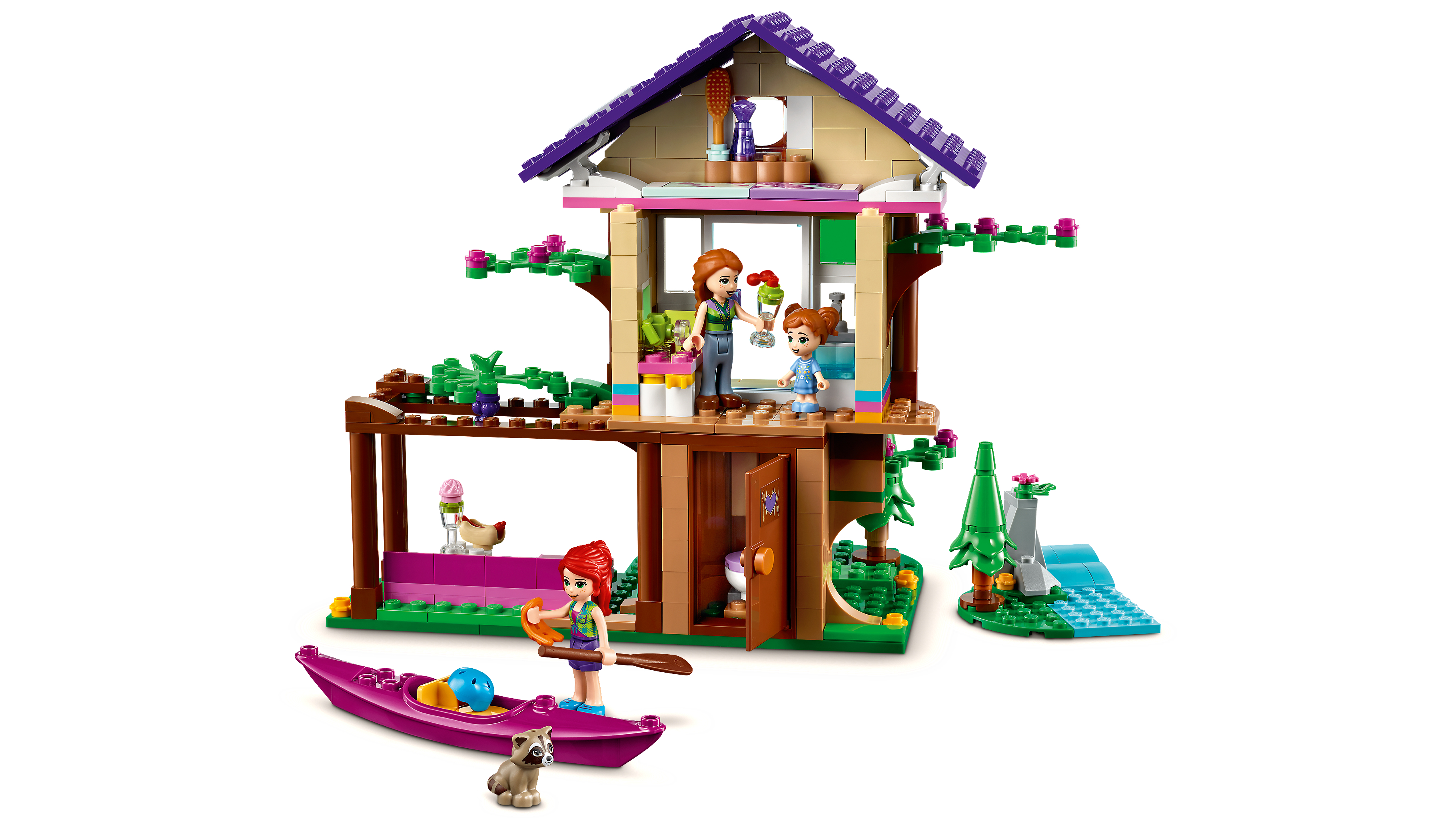 LEGO 41679 Baumhaus im Wald Bausatz, Mehrfarbig