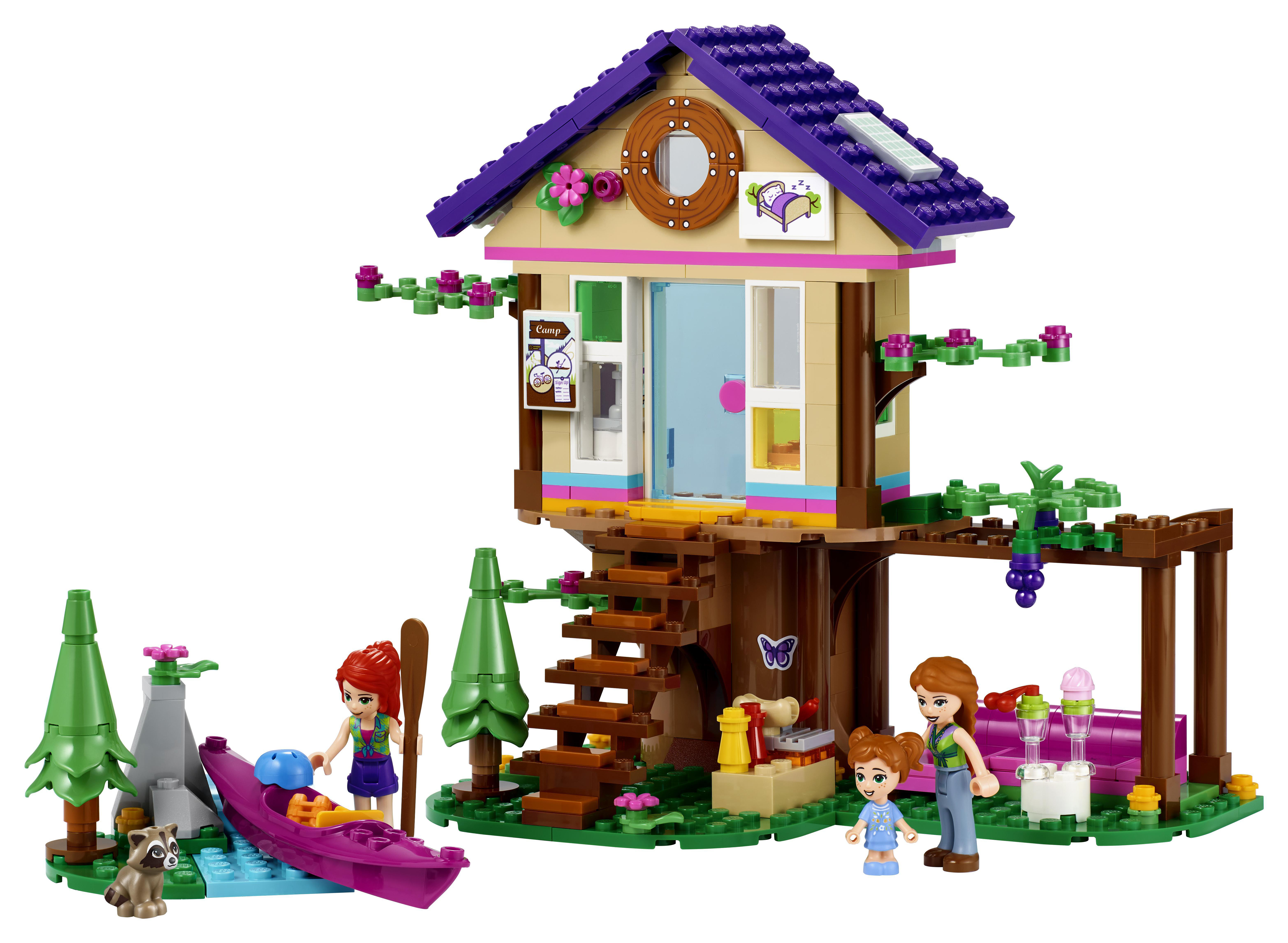 LEGO 41679 Baumhaus im Wald Bausatz, Mehrfarbig