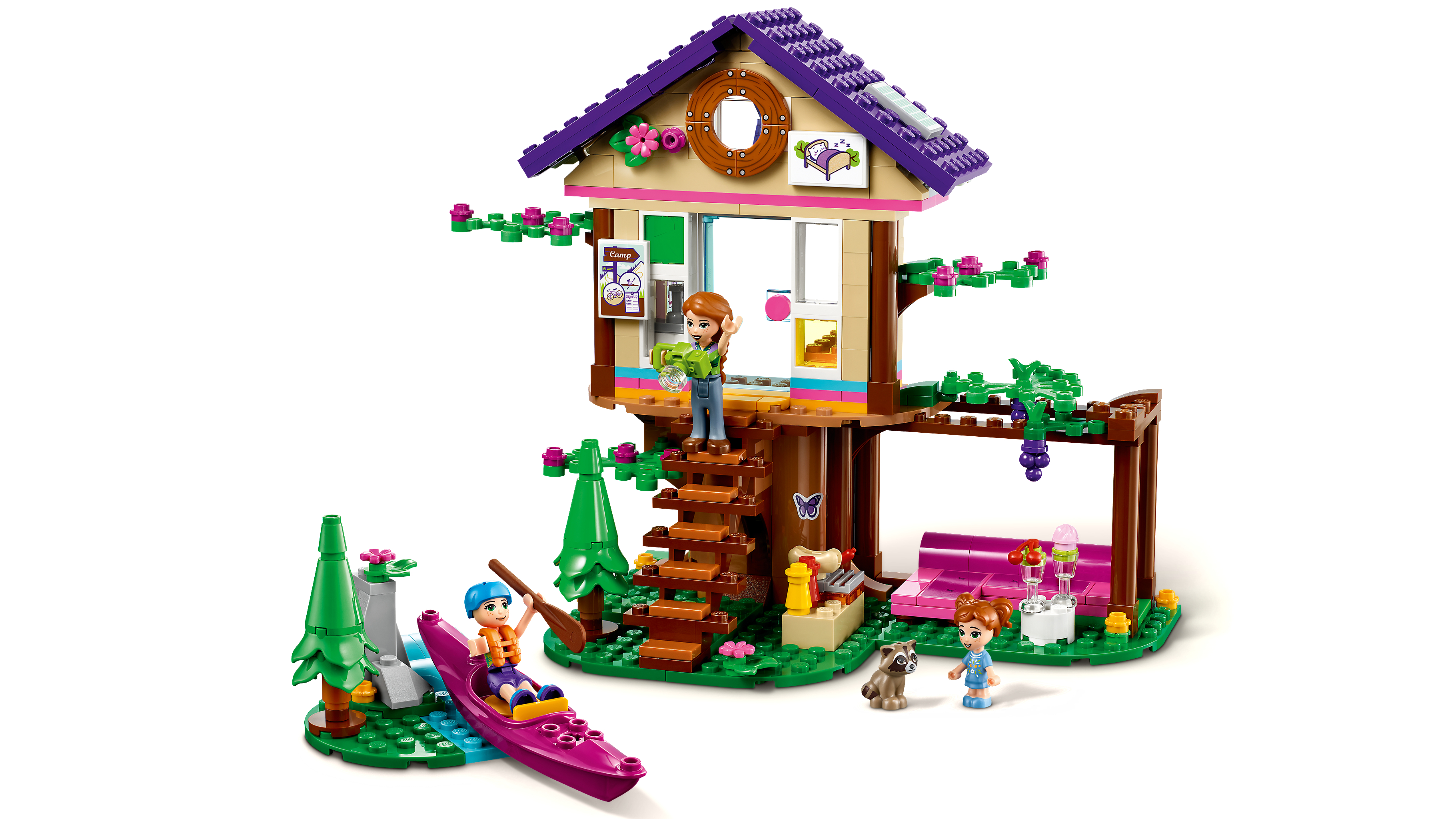 LEGO 41679 Baumhaus im Wald Bausatz, Mehrfarbig