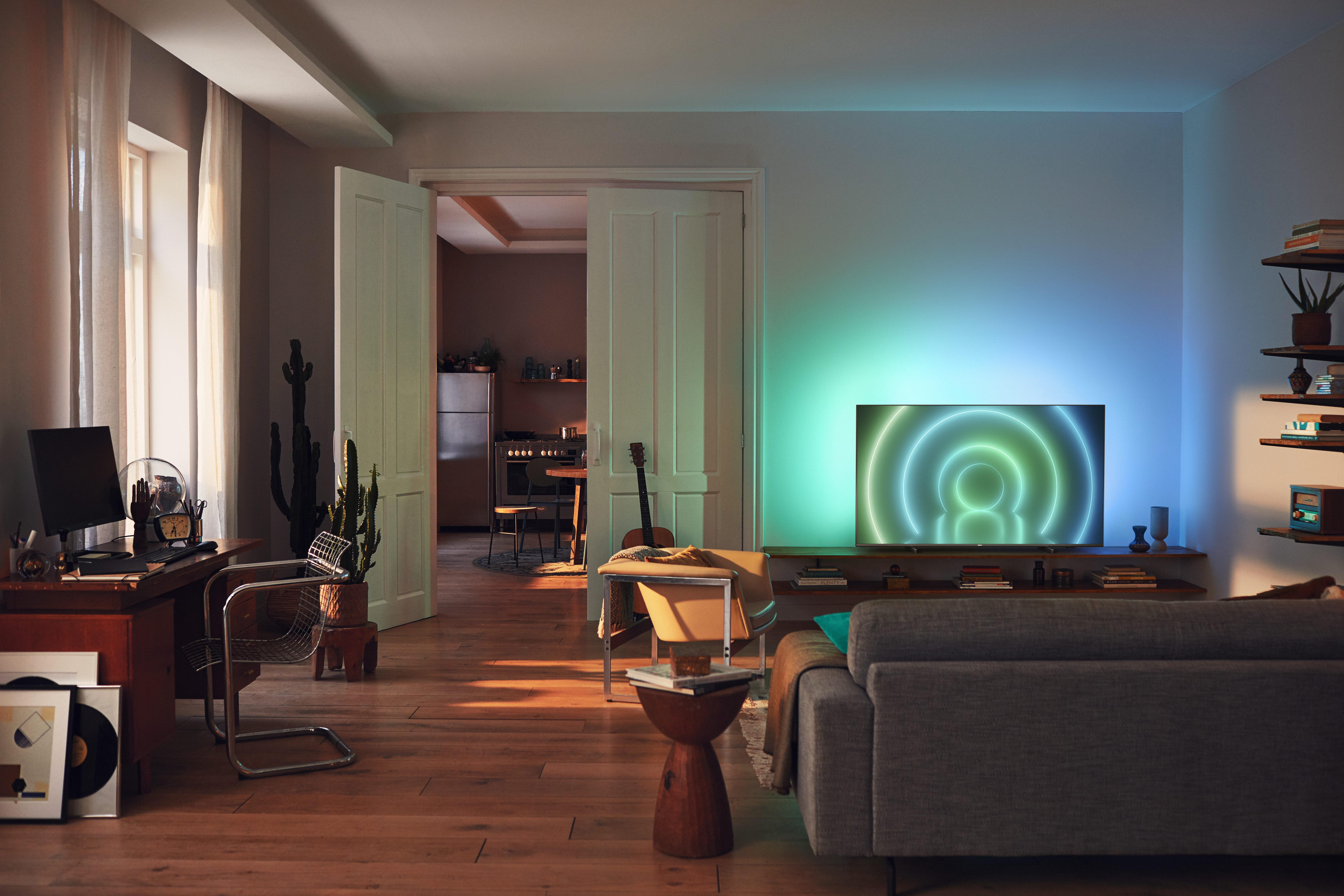 PHILIPS 55PUS7906/12 LED TV (Flat, 55 Zoll / 139 cm, UHD 4K, SMART TV, Ambilight, Android TV™ 10 (Q))