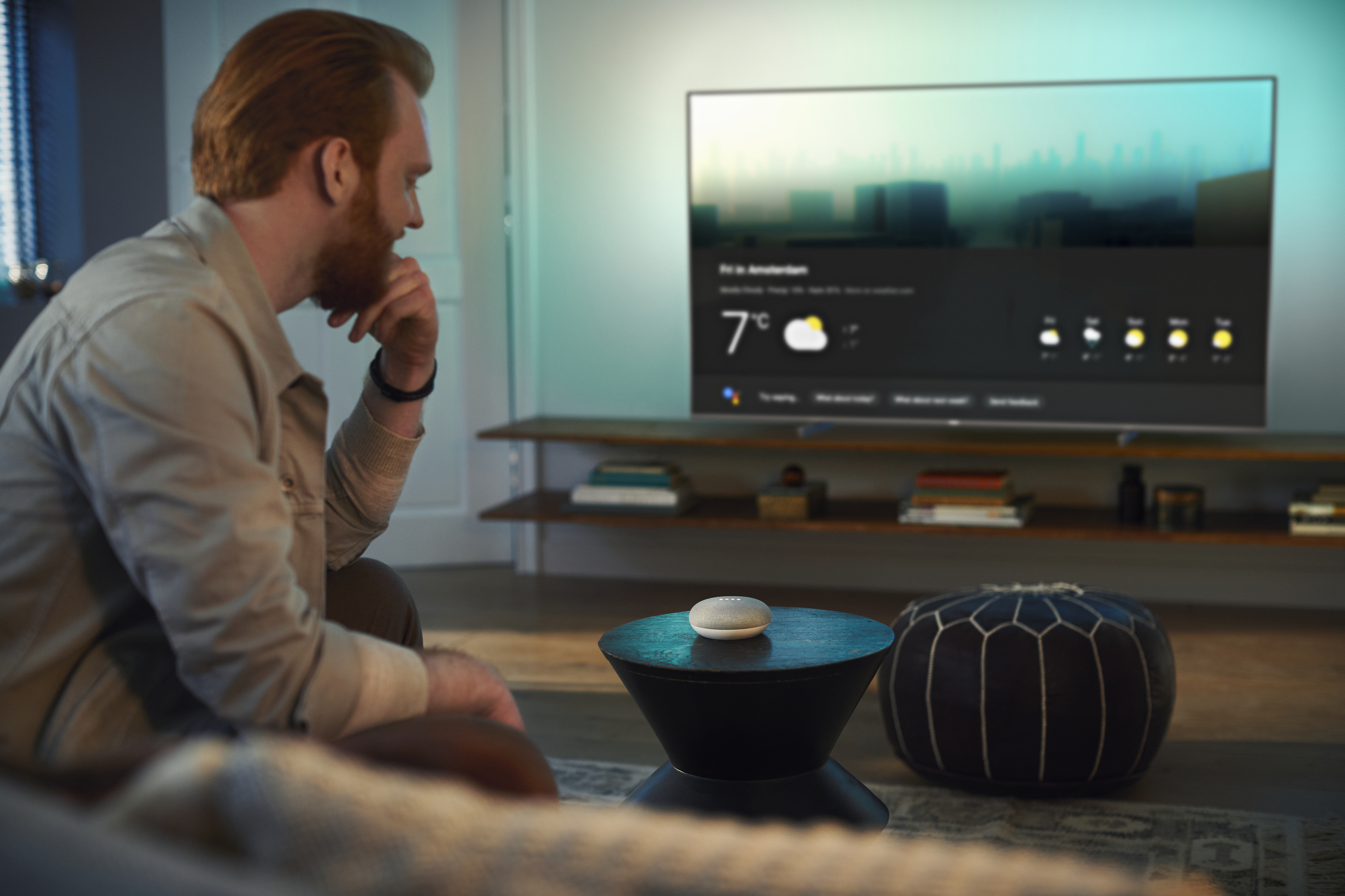 PHILIPS 55PUS7906/12 LED TV (Flat, 55 Zoll / 139 cm, UHD 4K, SMART TV, Ambilight, Android TV™ 10 (Q))