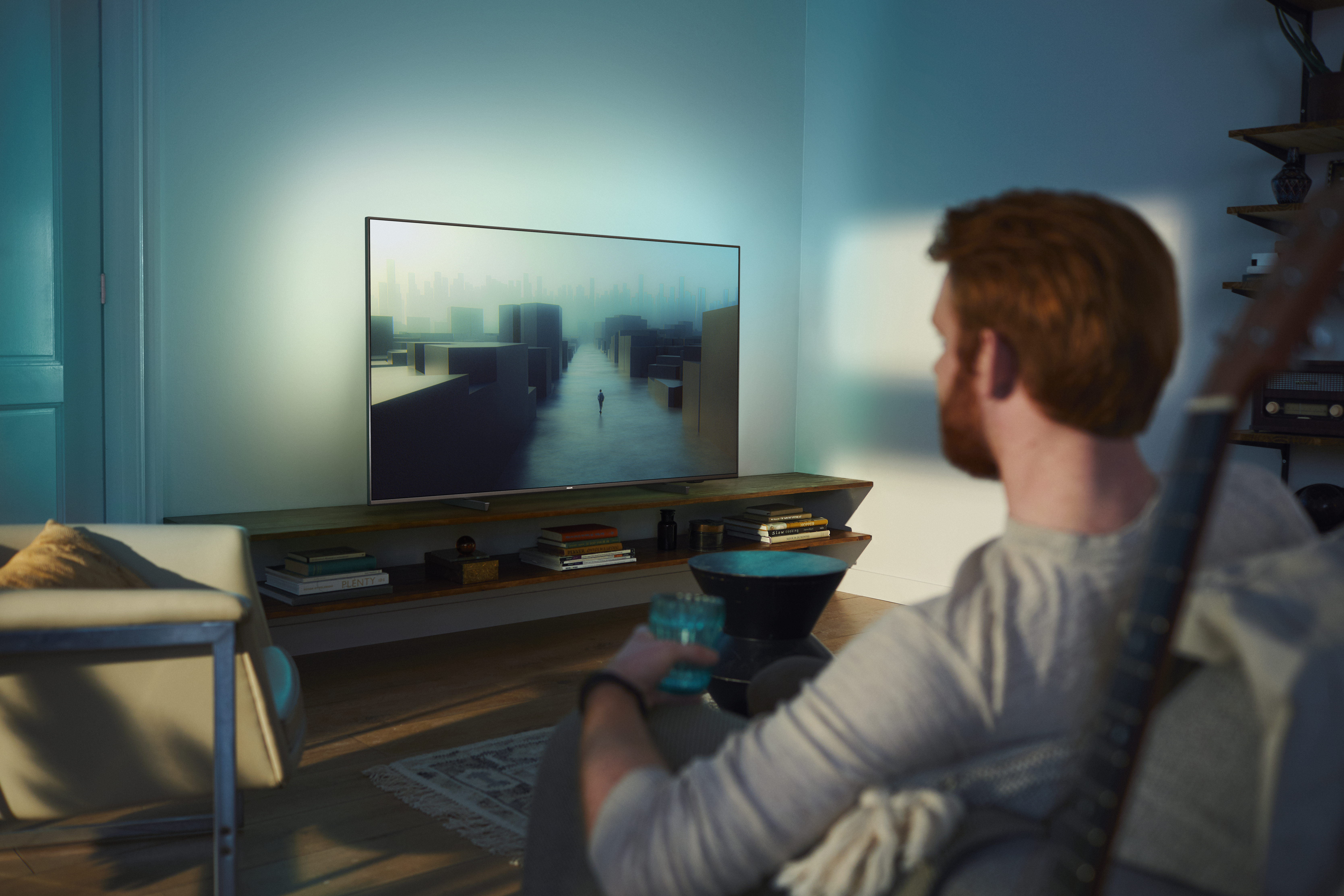 PHILIPS 55PUS7906/12 LED TV (Flat, 55 Zoll / 139 cm, UHD 4K, SMART TV, Ambilight, Android TV™ 10 (Q))