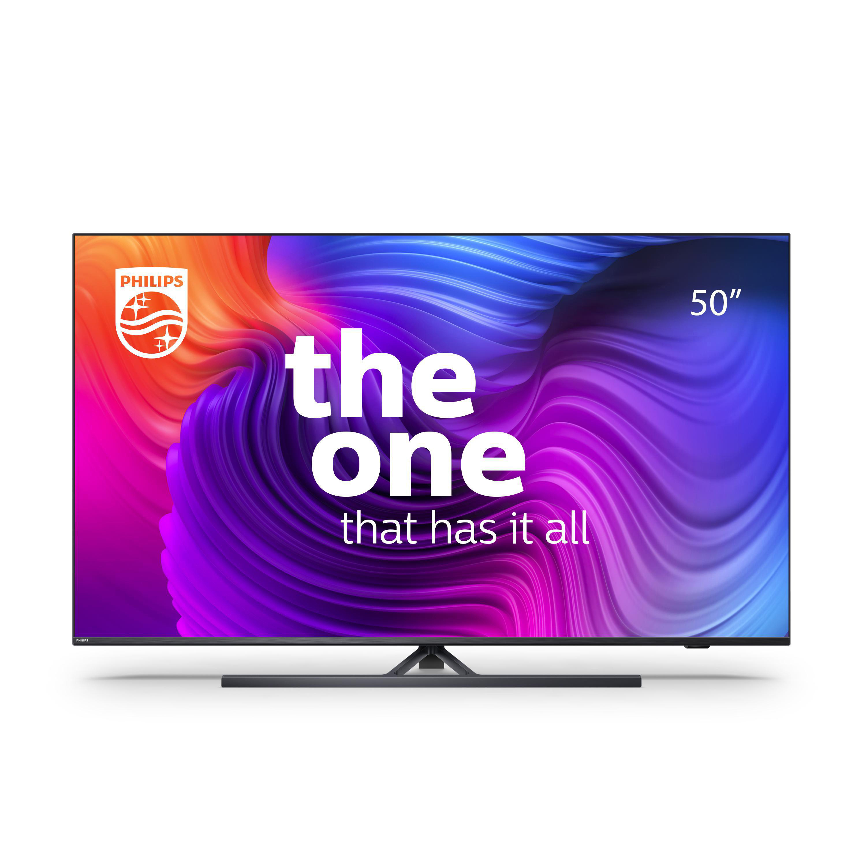 50PUS8546/12 4K, (Flat, Android Zoll cm, UHD / 126 TV (Q)) TV, 10 50 TV™ PHILIPS LED SMART Ambilight,