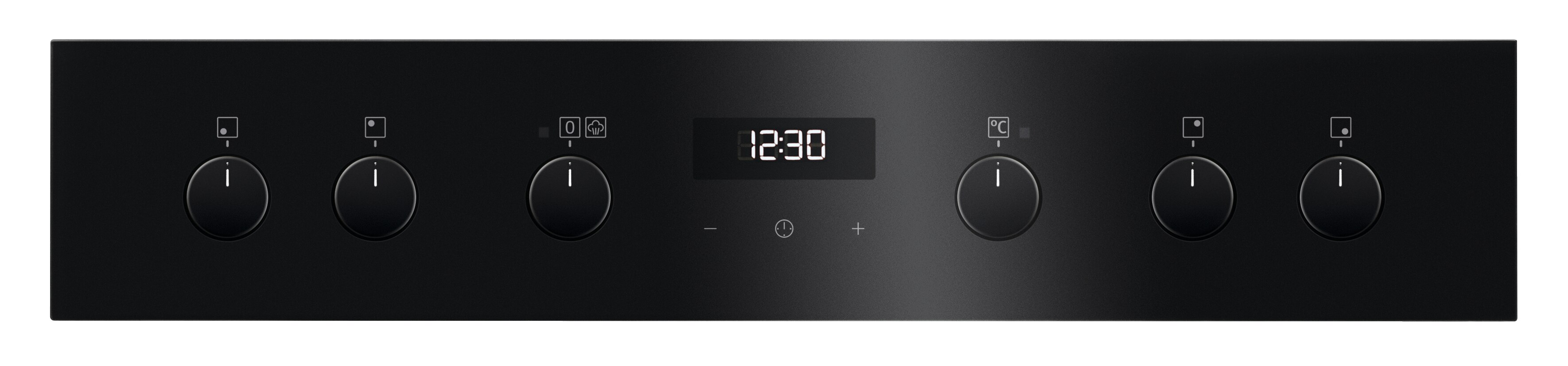 AEG KOMB4030IB Serie 6000 mit SteamBake Feuchtigkeitszugabe (mit katalytischer Rückwand), Einbauherdset (Induktionskochfeld, A+, 71 l)